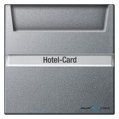 Gira Hotel-Card-Taster alu 014026