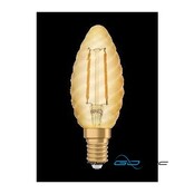 Radium Lampenwerk LED-Kerzenlampe E14 RLCW22824CE14FILGold