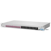 Metz Connect Spleissbox bestckt OpDATfix 12LC-D OM4