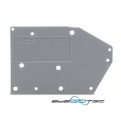 WAGO GmbH & Co. KG Abschlussplatte anrastbar 742-100