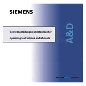Siemens Dig.Industr. Betriebsanleitung 7ML1998-5FC11
