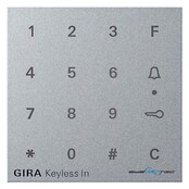 Gira Aufsatz Codetastatur alu 851326